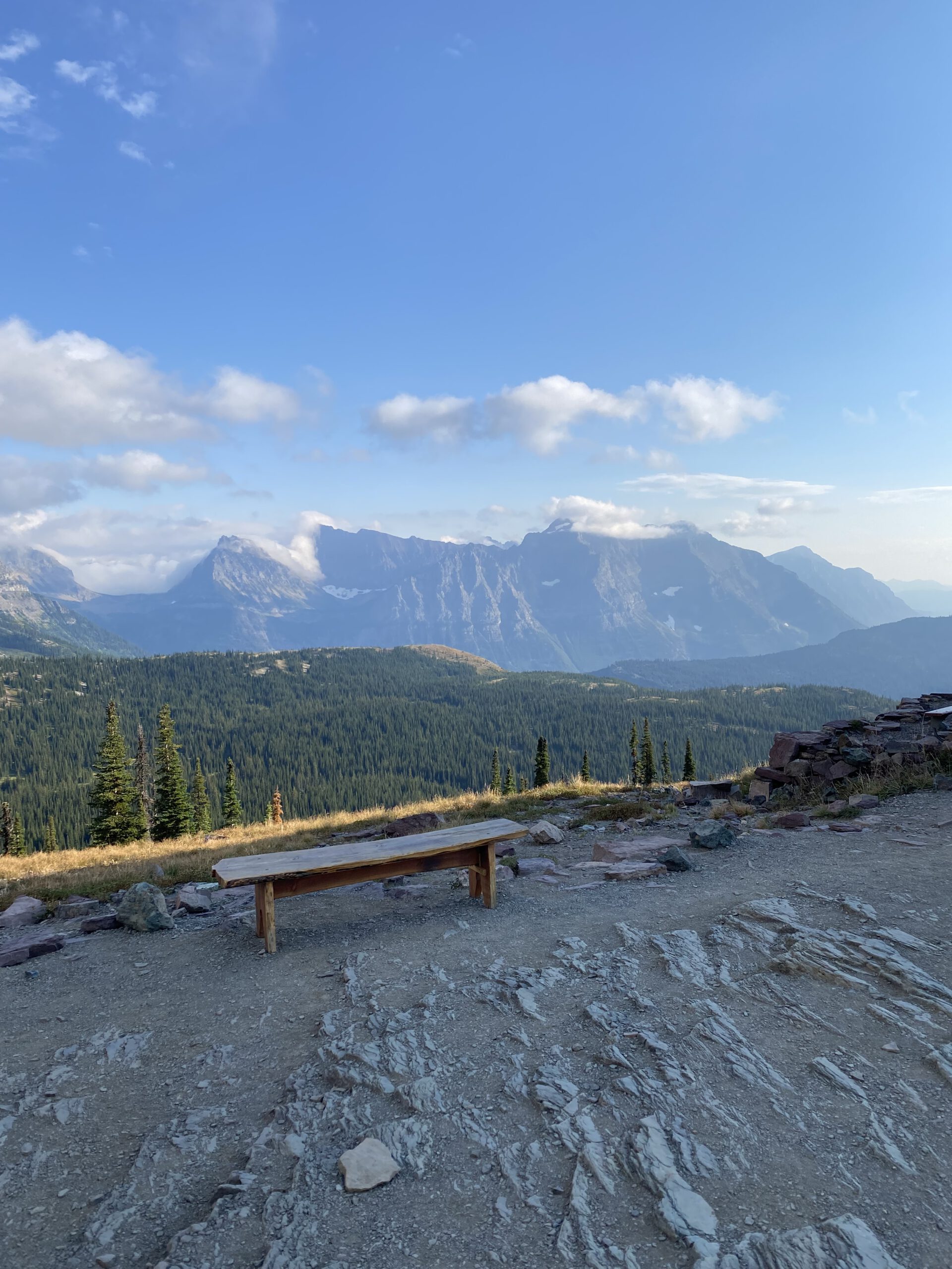 Overlook at the Granite Park Chalet in Glacier National Park