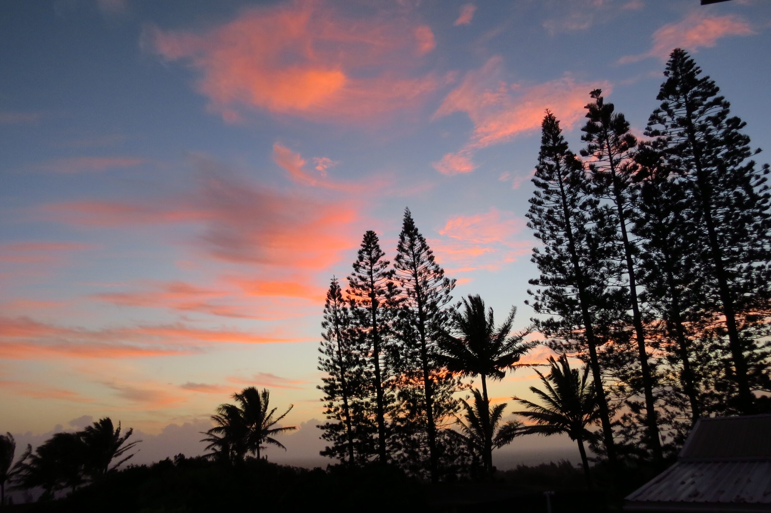 Sunset on the Hawaiian Island of Kauai 